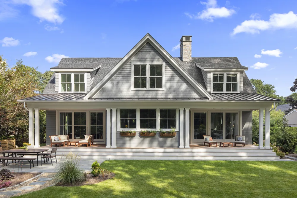 shingle style gable house 